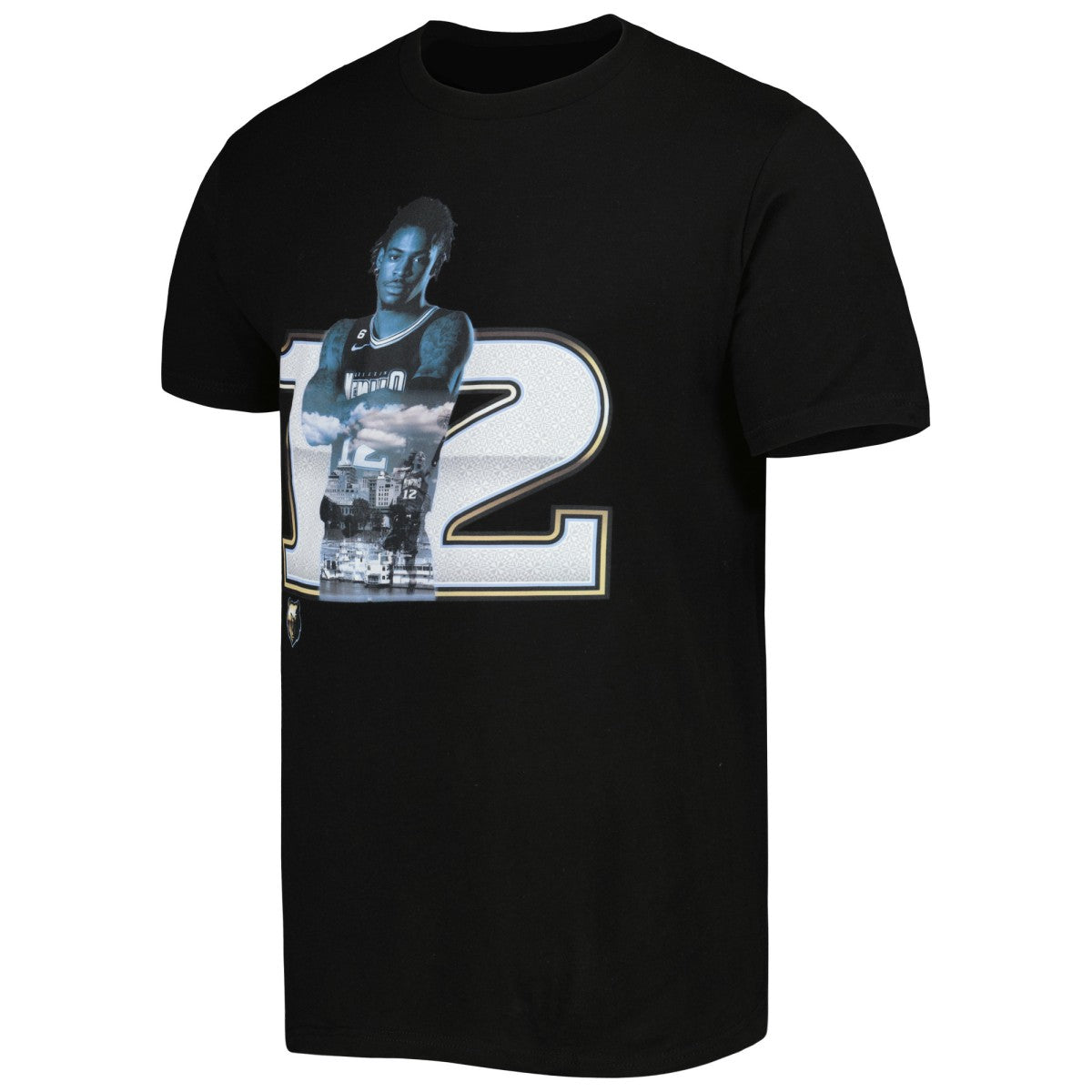 Ja Morant Memphis Grizzlies Stadium Essentials Player Metro T-Shirt - Black on sale