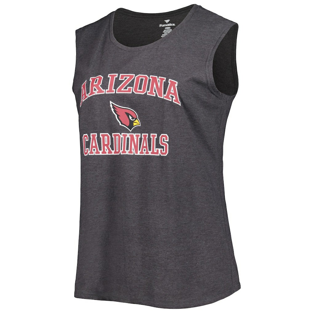 Arizona Cardinals Women's Plus Size Tank Top - Heather Charcoal online