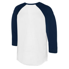 Minnesota Twins Tiny Turnip Women's Kate 3/4-Sleeve Raglan T-Shirt White/Navy