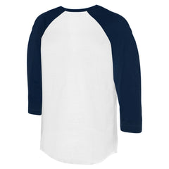 Minnesota Twins Tiny Turnip Women's Stacked 3/4-Sleeve Raglan T-Shirt White/Navy
