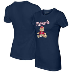 Washington Nationals Tiny Turnip Women's Teddy Boy T-Shirt Navy