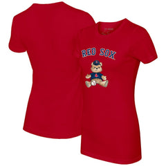 Boston Red Sox Tiny Turnip Women's Teddy Boy T-Shirt Red