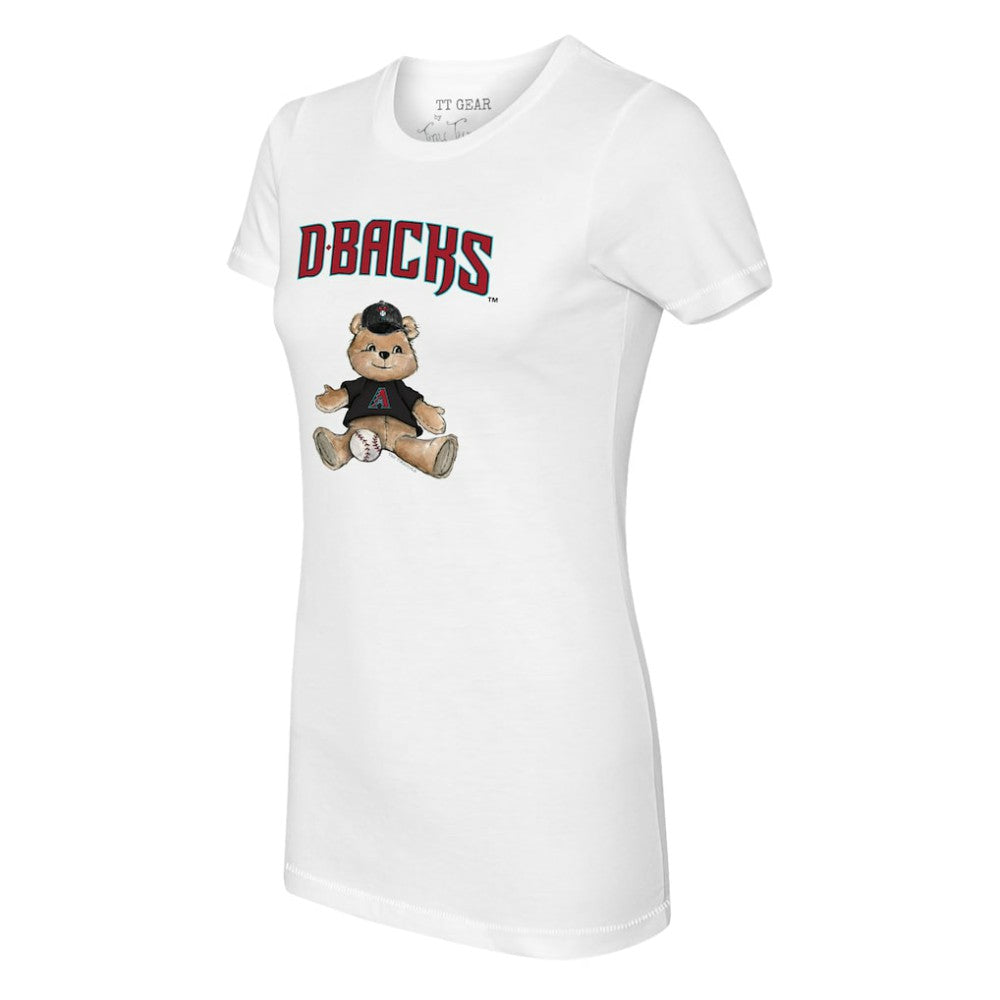Arizona Diamondbacks Tiny Turnip Women's Teddy Boy T-Shirt White