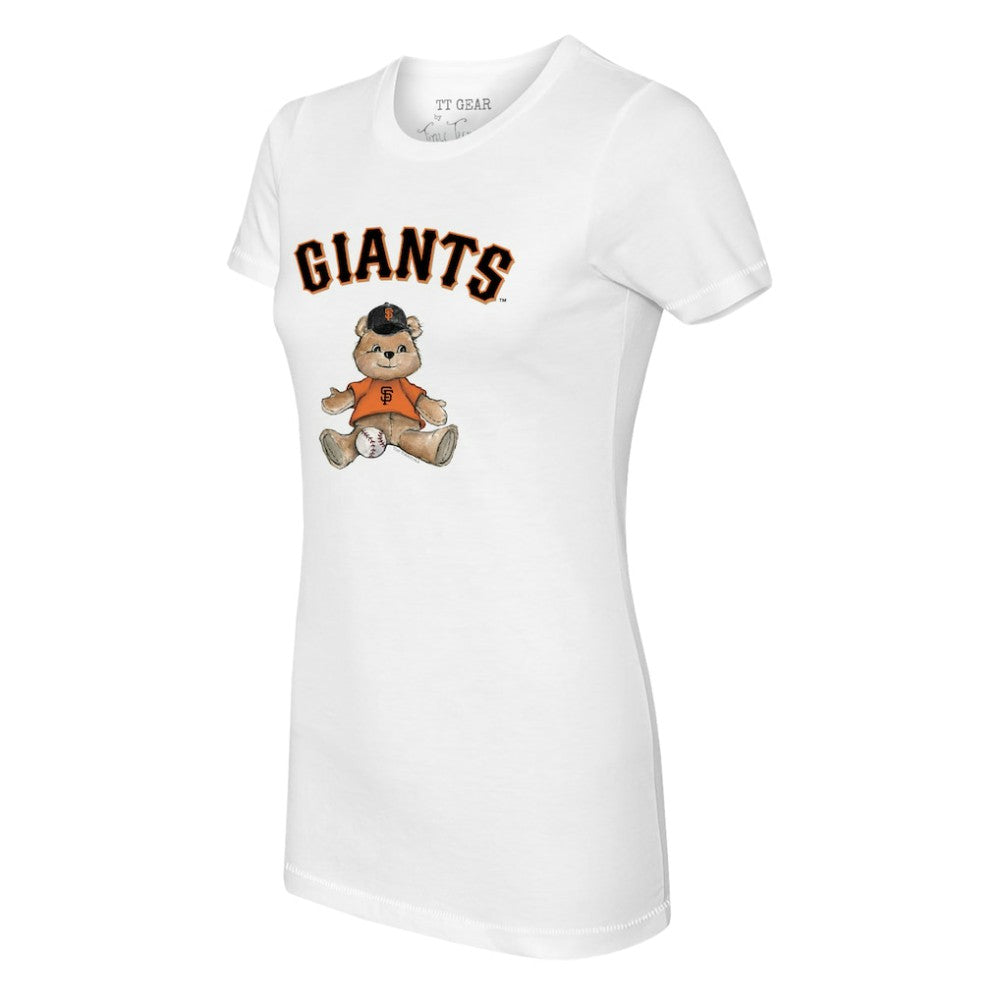 San Francisco Giants Tiny Turnip Women's Teddy Boy T-Shirt White