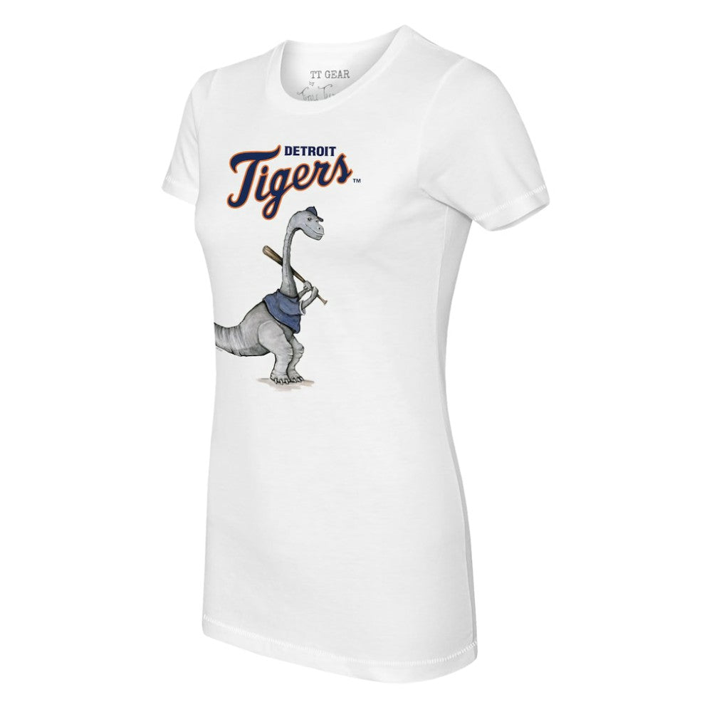 Detroit Tigers Tiny Turnip Women's Bronto T-Shirt White