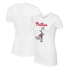Philadelphia Phillies Tiny Turnip Women's Bronto T-Shirt White