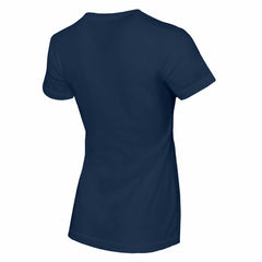Milwaukee Brewers Tiny Turnip Women's Burger T-Shirt Navy