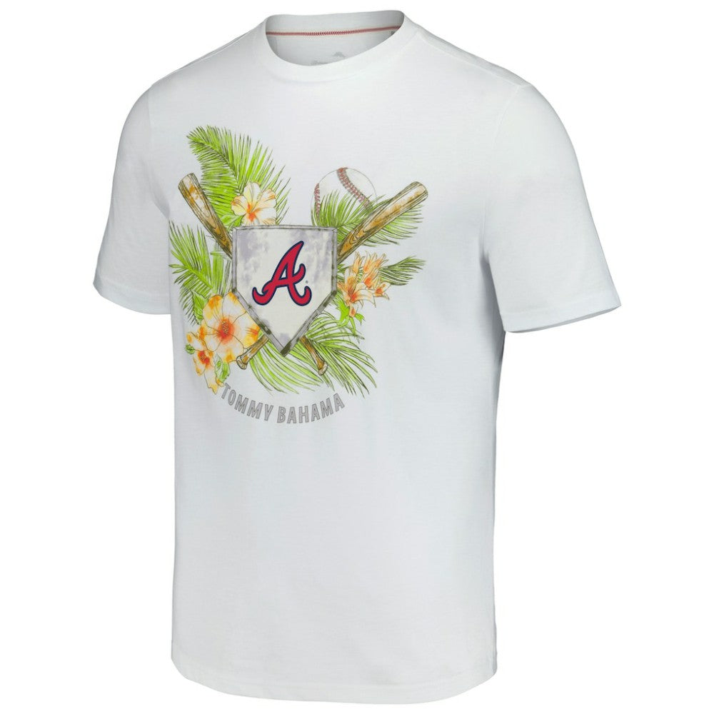 Atlanta Braves Tommy Bahama Island League T-Shirt White