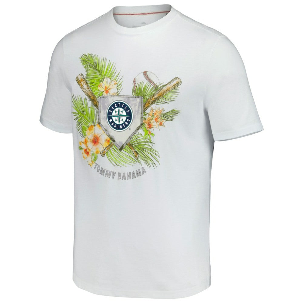 Seattle Mariners Tommy Bahama Island League T-Shirt White