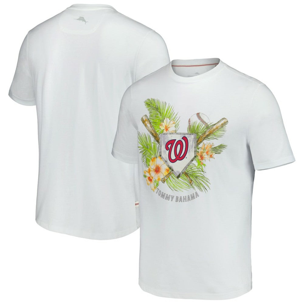 Washington Nationals Tommy Bahama Island League T-Shirt White