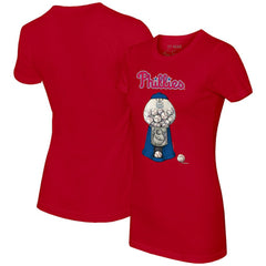 Philadelphia Phillies Tiny Turnip Women's Gumball Machine T-Shirt Red
