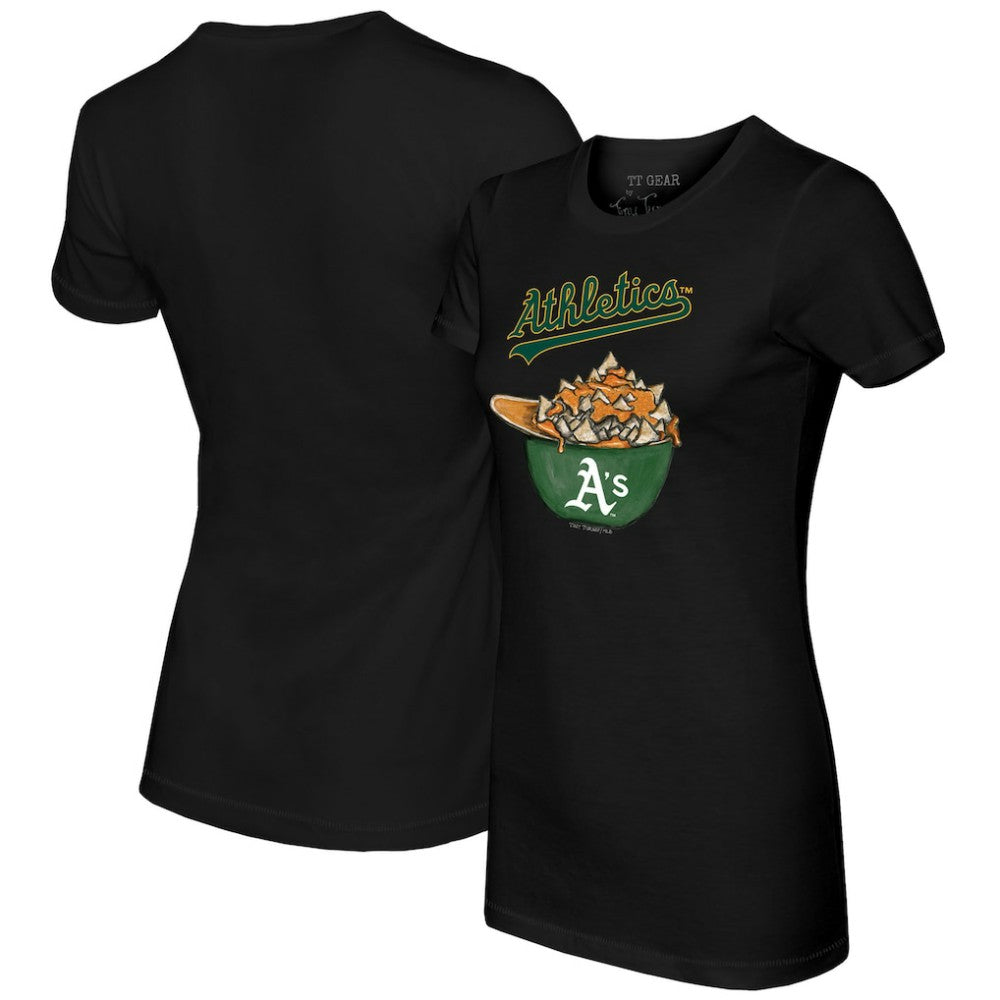 Athletics Tiny Turnip Women's Nacho Helmet T-Shirt Black