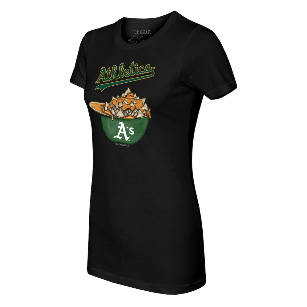 Athletics Tiny Turnip Women's Nacho Helmet T-Shirt Black