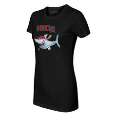 Arizona Diamondbacks Tiny Turnip Women's Shark T-Shirt Black