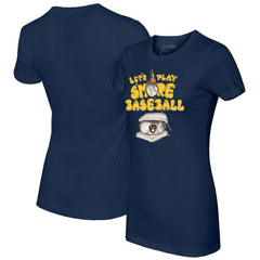 Milwaukee Brewers Tiny Turnip Women's Smores T-Shirt Navy