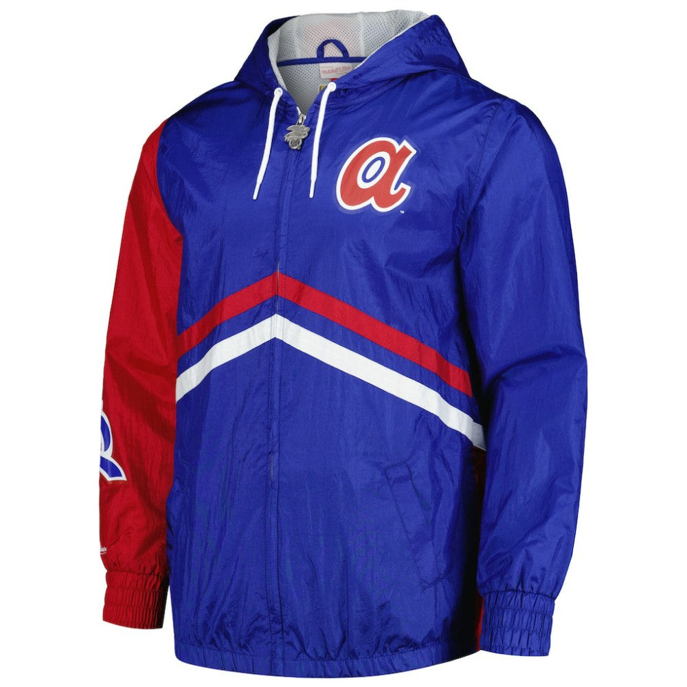 Atlanta Braves Undeniable Full-Zip Hoodie Windbreaker Jacket Royal