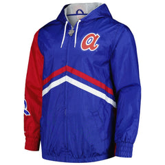 Atlanta Braves Undeniable Full-Zip Hoodie Windbreaker Jacket Royal