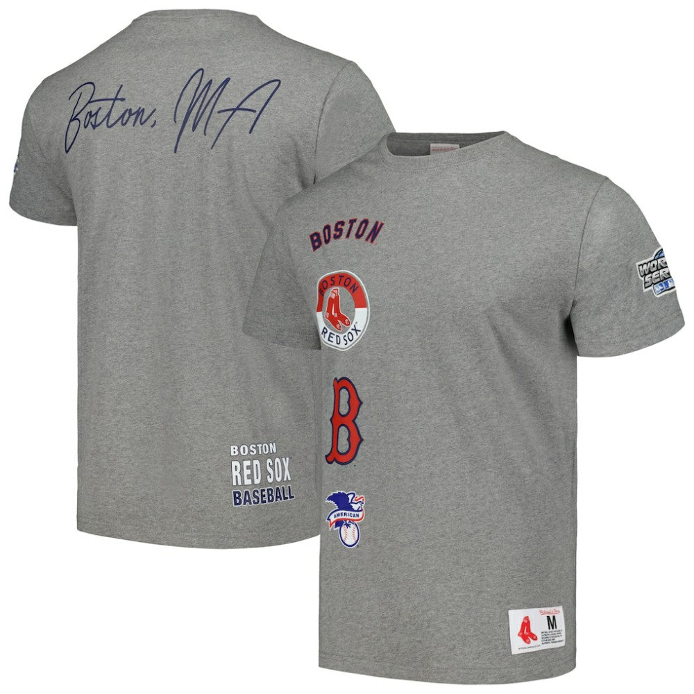 Boston Red Sox Cooperstown Collection City Collection T-Shirt Heather Gray