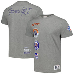 Detroit Tigers Cooperstown Collection City Collection T-Shirt Heather Gray