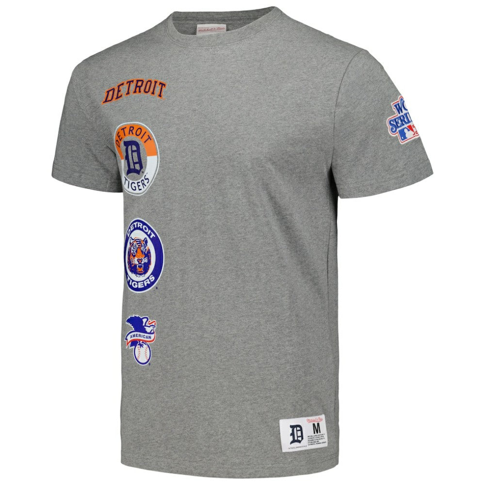 Detroit Tigers Cooperstown Collection City Collection T-Shirt Heather Gray