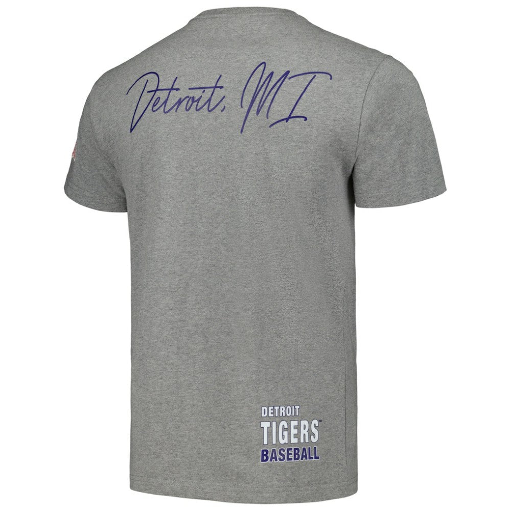 Detroit Tigers Cooperstown Collection City Collection T-Shirt Heather Gray