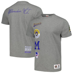 Milwaukee Brewers Cooperstown Collection City Collection T-Shirt Heather Gray