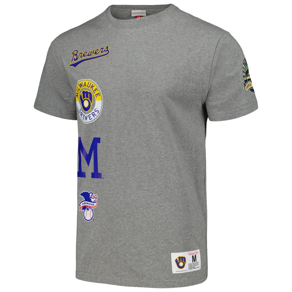 Milwaukee Brewers Cooperstown Collection City Collection T-Shirt Heather Gray