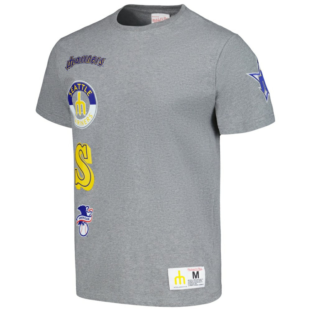 Seattle Mariners Cooperstown Collection City Collection T-Shirt Heather Gray