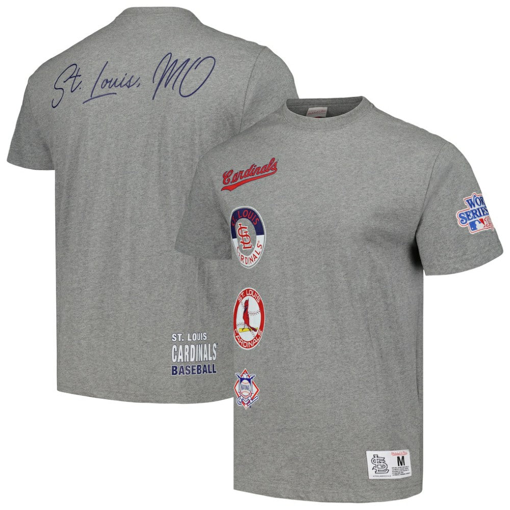St. Louis Cardinals Cooperstown Collection City Collection T-Shirt Heather Gray