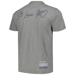 St. Louis Cardinals Cooperstown Collection City Collection T-Shirt Heather Gray