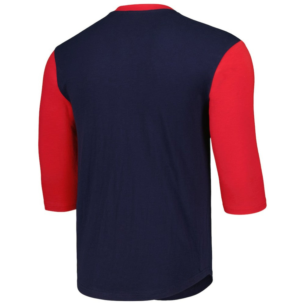 Chicago White Sox Cooperstown Collection Legendary Slub Henley 3/4-Sleeve T-Shirt Navy