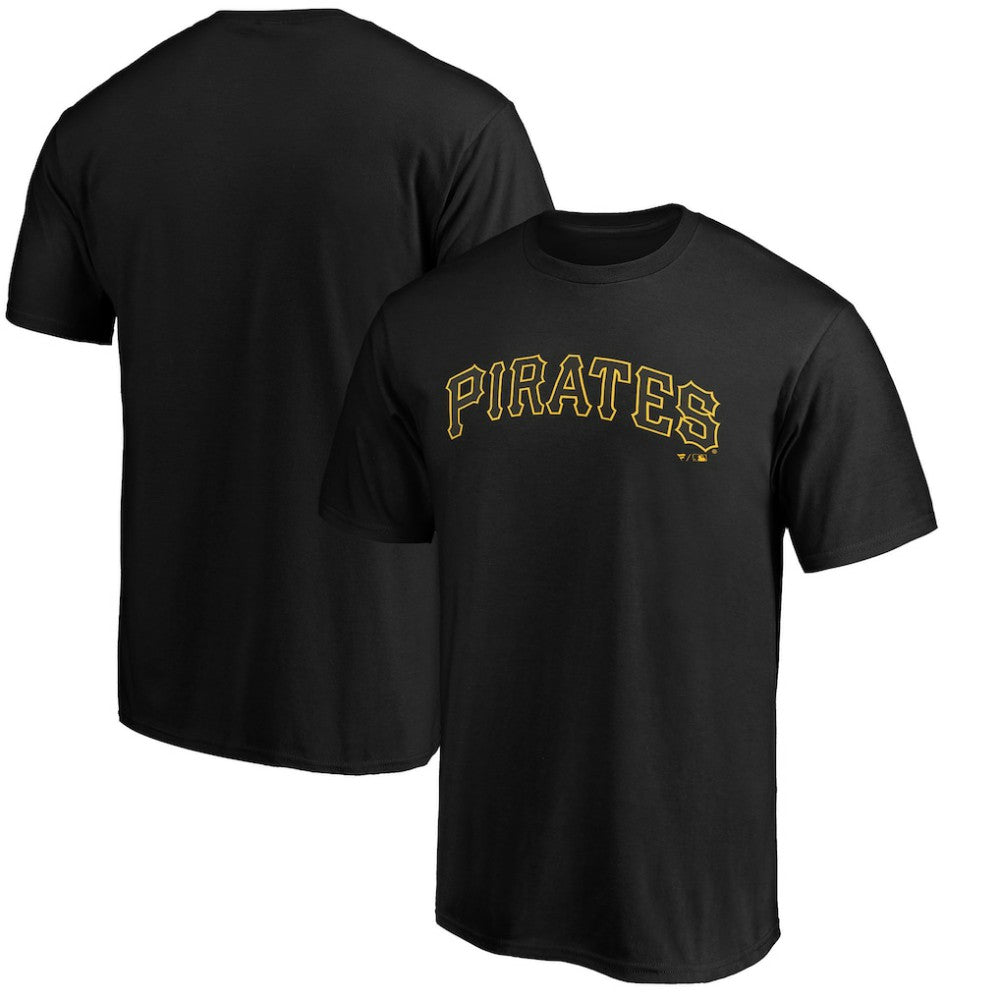 Pittsburgh Pirates Official Wordmark Team T-Shirt Black