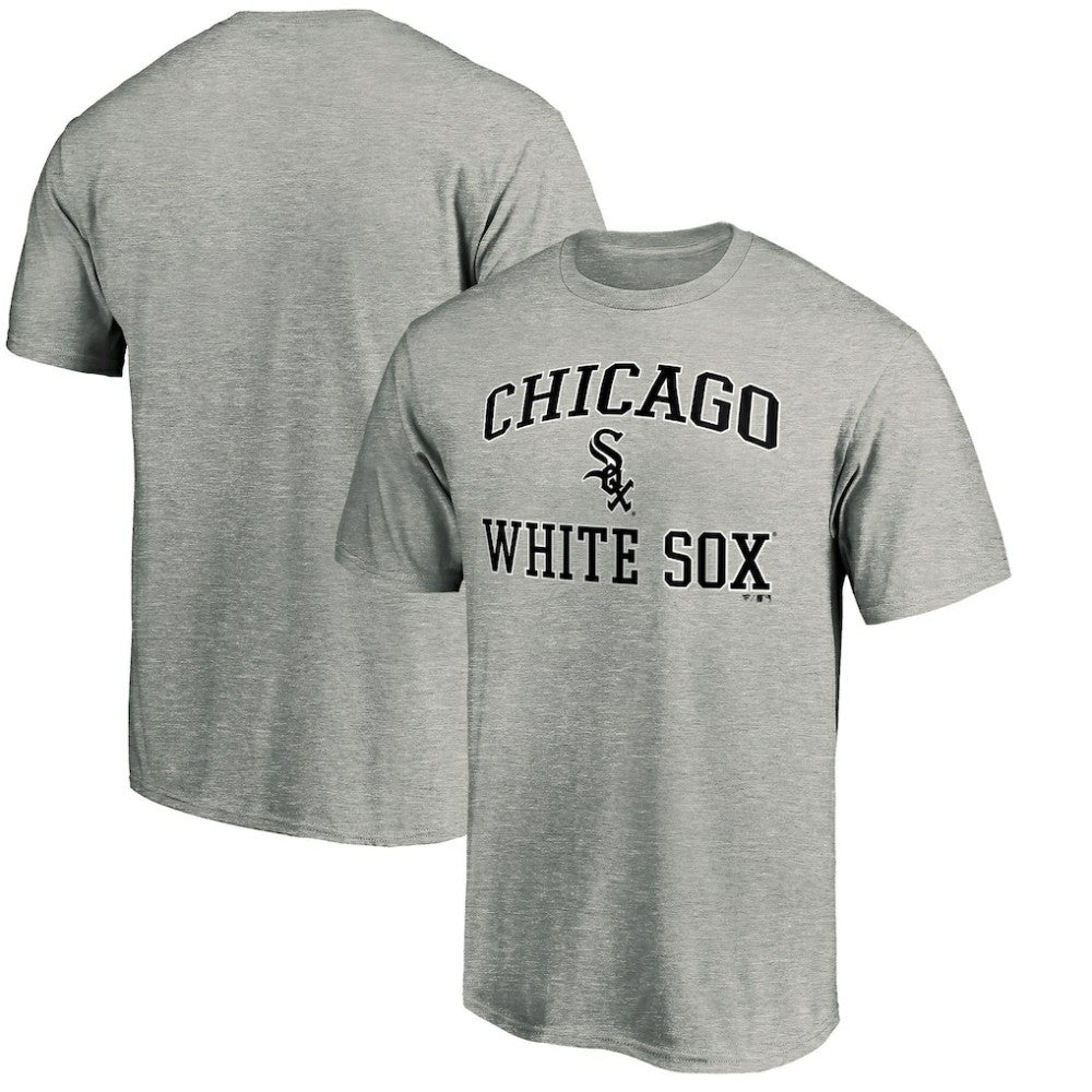 Chicago White Sox Heart & Soul T-Shirt Heather Gray