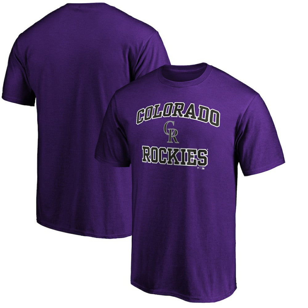 Colorado Rockies Heart & Soul T-Shirt Purple