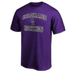 Colorado Rockies Heart & Soul T-Shirt Purple