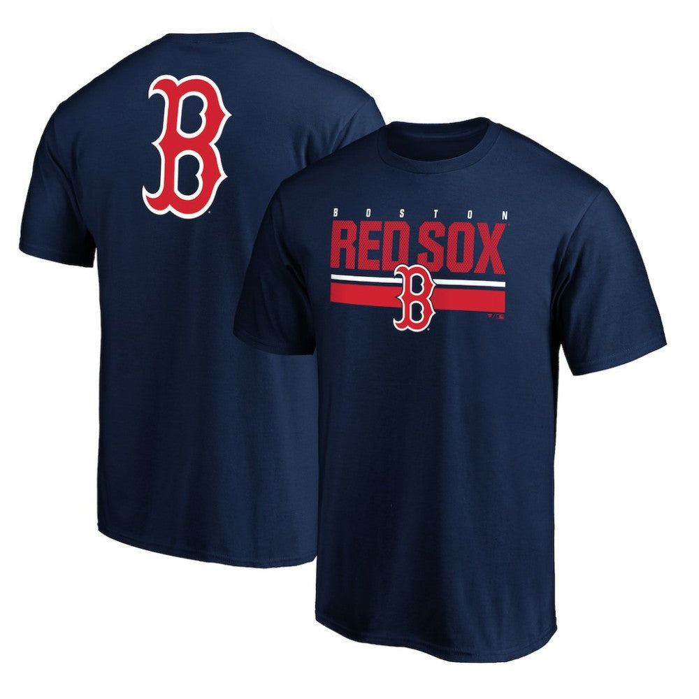 Boston Red Sox End Game Team Wordmark T-Shirt Navy