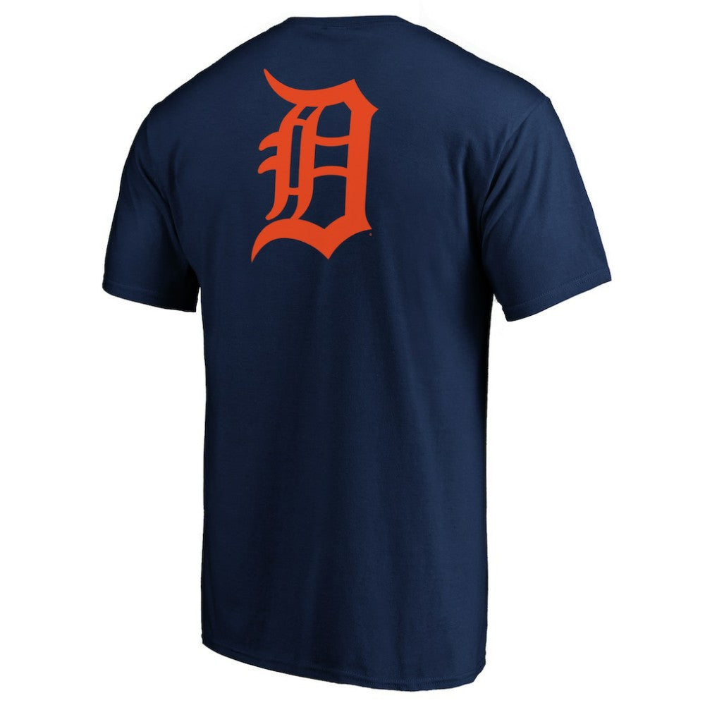 Detroit Tigers End Game Team Wordmark T-Shirt Navy