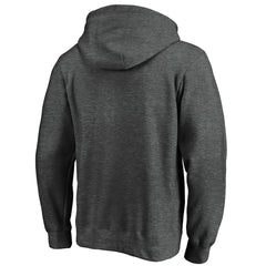 Los Angeles Dodgers Team Lock Up Wordmark Pullover Hoodie Charcoal