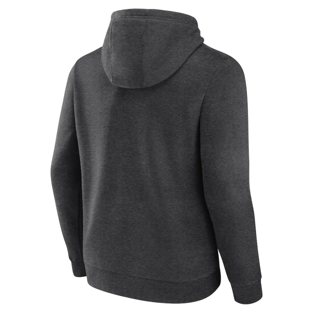 New York Yankees Team Lock Up Wordmark Pullover Hoodie Charcoal