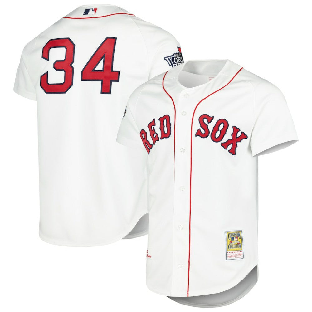 David Ortiz Boston Red Sox Cooperstown Collection Authentic Jersey White