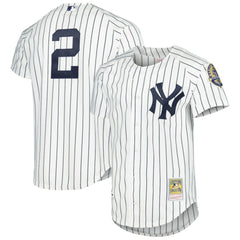 Derek Jeter New York Yankees Cooperstown Collection Authentic Jersey White