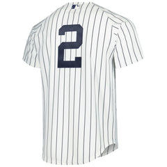 Derek Jeter New York Yankees Cooperstown Collection Authentic Jersey White