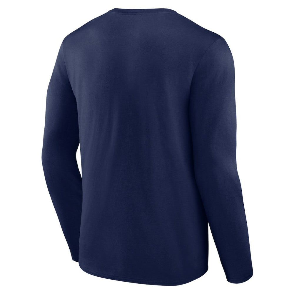 Cleveland Guardians Team Lock Up Long Sleeve T-Shirt Navy