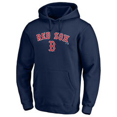Boston Red Sox Team Lock Up Wordmark Pullover Hoodie Navy