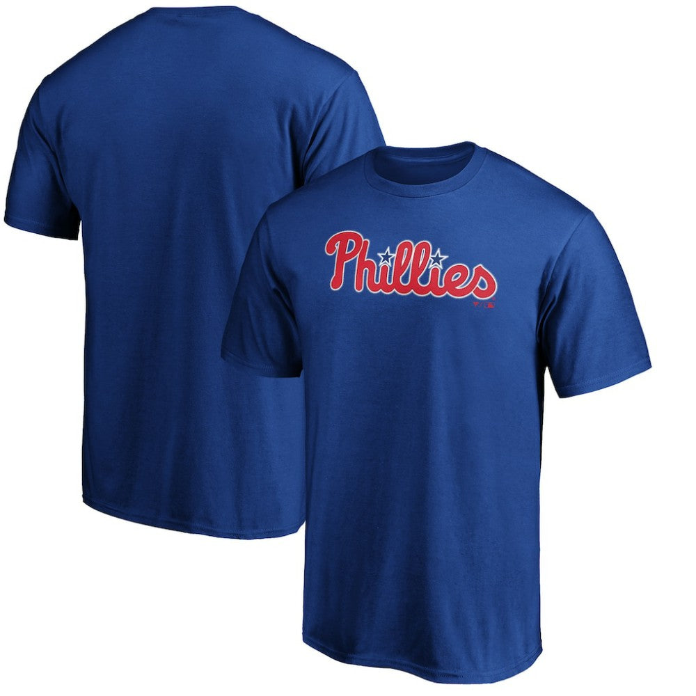 Philadelphia Phillies Official Team Wordmark T-Shirt Royal