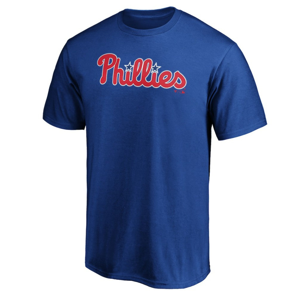 Philadelphia Phillies Official Team Wordmark T-Shirt Royal