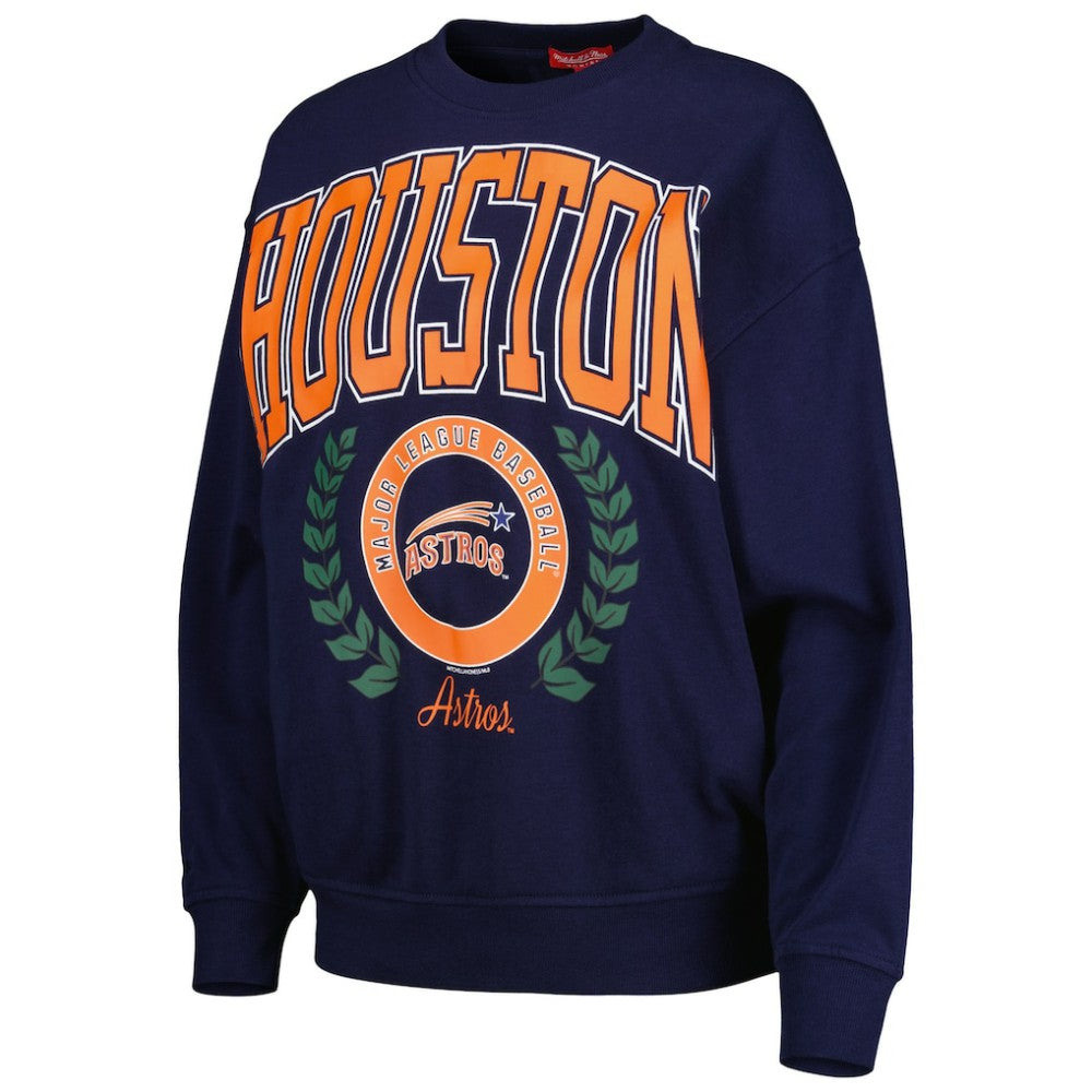 Houston Astros Women's Logo Lt 2.0 Pullover Sweatshirt Navy