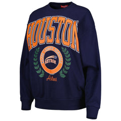 Houston Astros Women's Logo Lt 2.0 Pullover Sweatshirt Navy