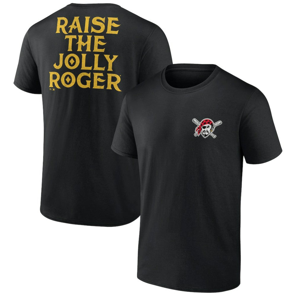 Pittsburgh Pirates Raise The Jolly Roger Bring It T-Shirt Black