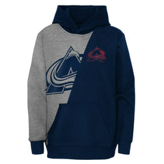 Colorado Avalanche Preschool Unrivaled Pullover Hoodie - Gray/Navy Hoodies